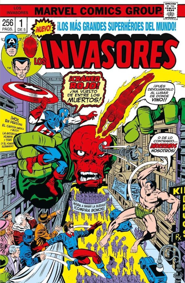 Biblioteca Marvel Marvel Limited Edition Rustica Los Invasores 01