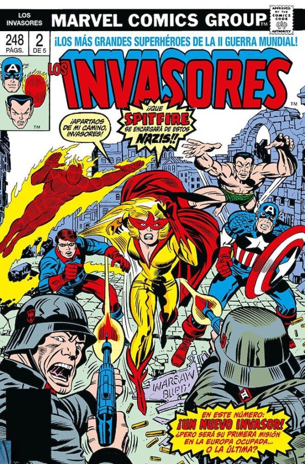 Biblioteca Marvel Marvel Limited Edition Rustica Los Invasores 2