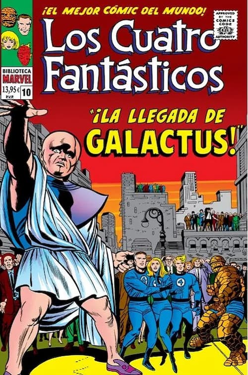 Comic de los 4 fantasticos - la llegada de galactus