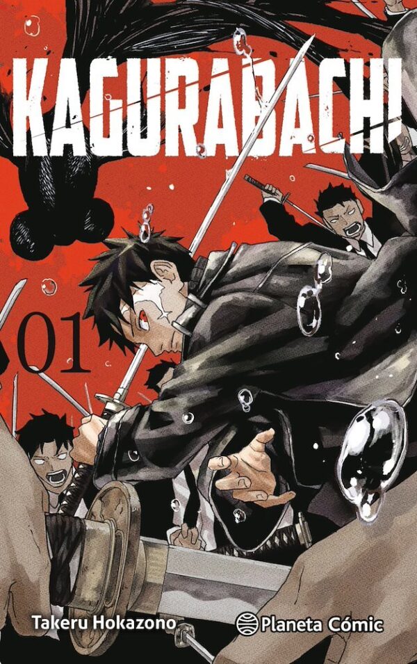 Portada de Kagurabachi 01 con Chihiro, protagonista del manga de Takeru Hokazono