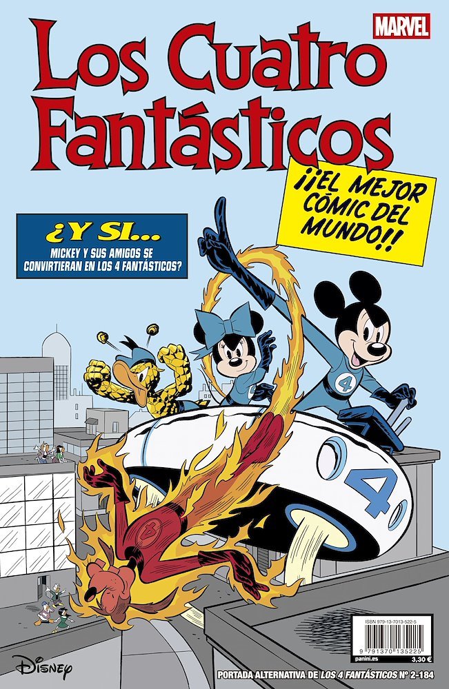 Los 4 Fantasticos 02 Portada Disney