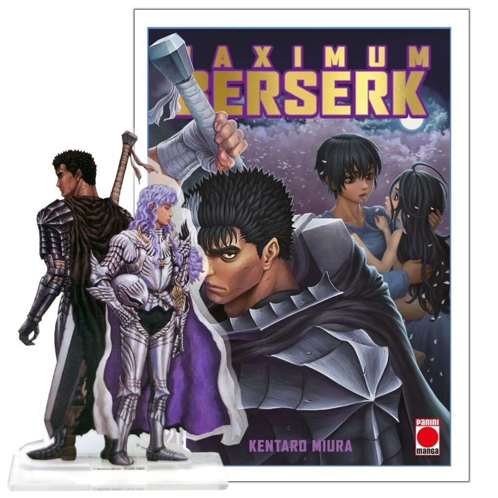 Maximum Berserk 21 Logo Dorado Y Figura