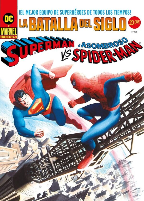 Superman Vs El Asombroso Spiderman Portada Alex Ross