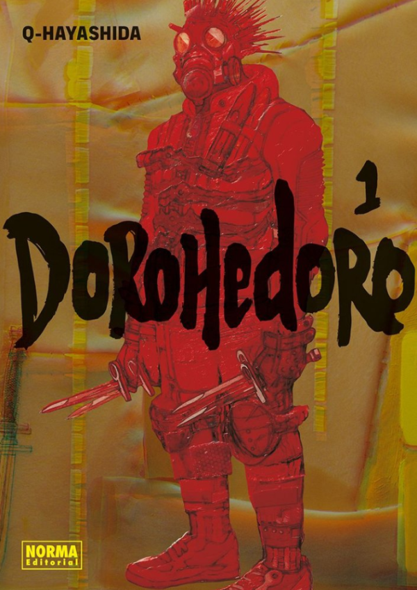 Portada de Dorohedoro 01 con Caimán, edición kanzenban de Norma Editorial