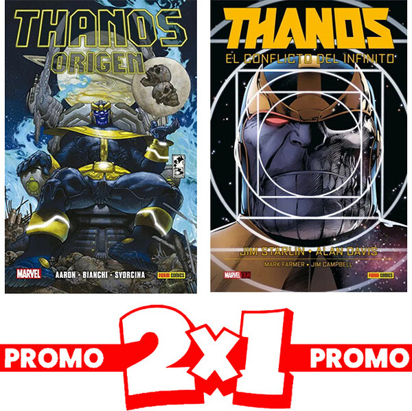 2X1 Thanos El Conflicto Del Infinito + Thanos Origenes