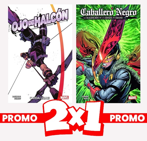 2X1 OJO DE HALCON CAIDA LIBRE Y CABALLERO NEGRO