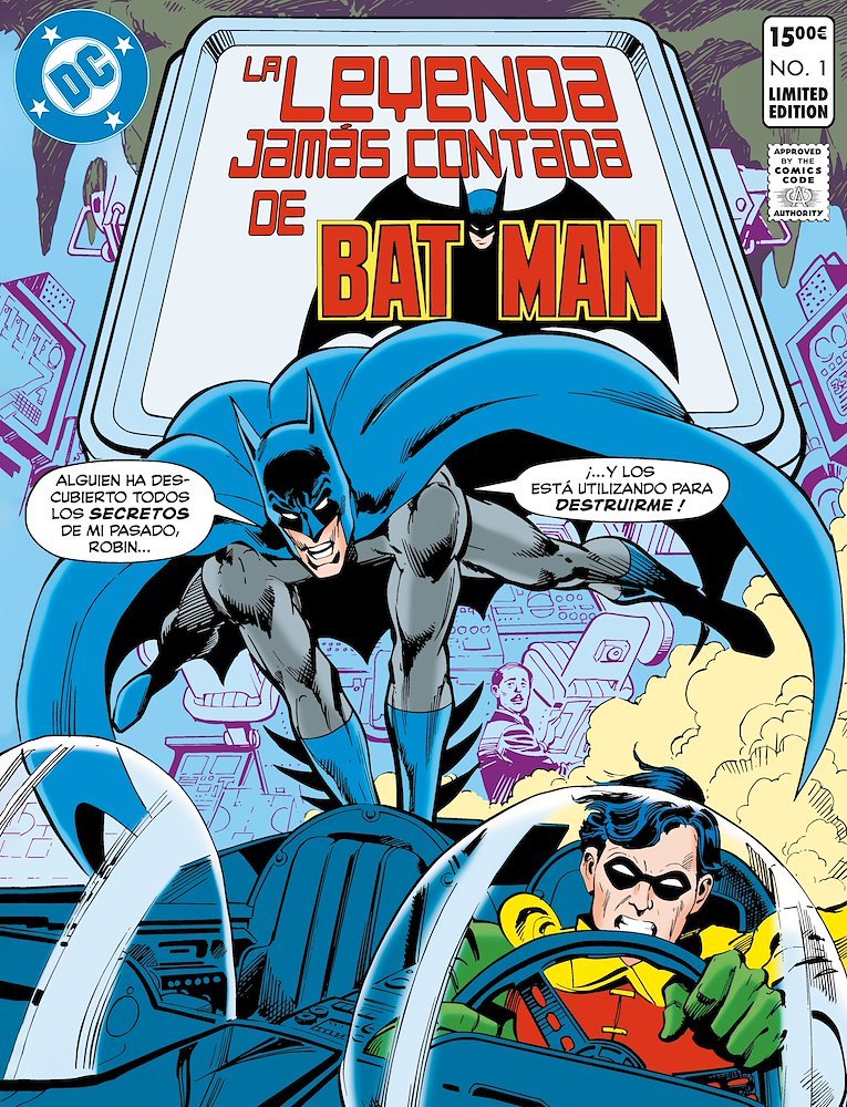 DC Edicion Facsimil La Leyenda Jamas Contada De Batman