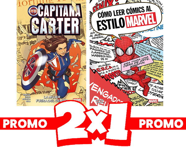 2X1 Capitana Carter La Mujer Fuera Del Tiempo + Como Leer Comics Al Estilo Marvel