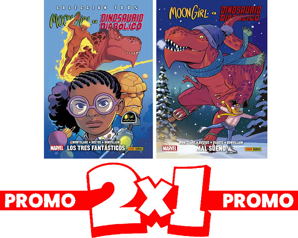 2X1 Moon Girl y Dinosaurio Diabolico 05 + 07